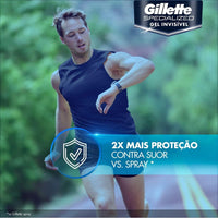 Desodorante Gel Gillette Specialized Invisible Antibacterial Antibacterial