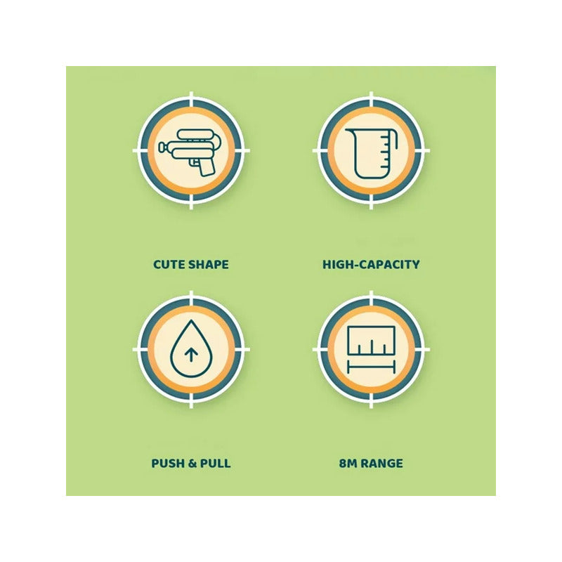 X3 Pistola De Agua Con Mochila Lanza Agua Juguete Verano.