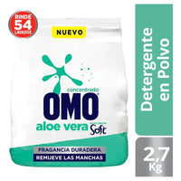 Detergente Omo Polvo Frescura Aloe Vera Toque De Soft 2.7kg