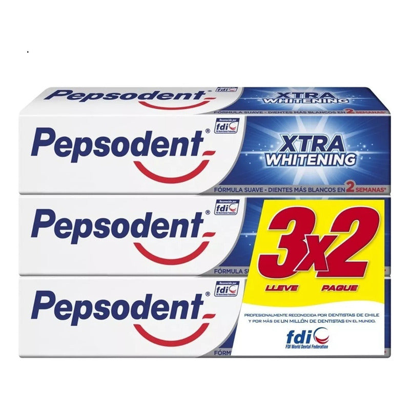 Pack X6 Pepsodent Pasta Dental Xtra Whitening 130g C/u
