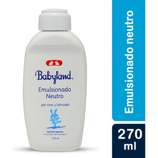 Emulsionado Neutro Babyland 270 Ml Hipoalergénico Protector