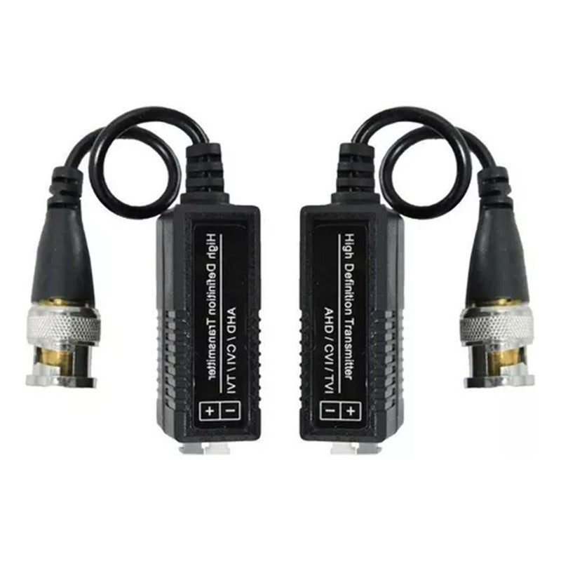 Video Balun Pasivo Para Cámaras Cctv Hd/full Hd Negro