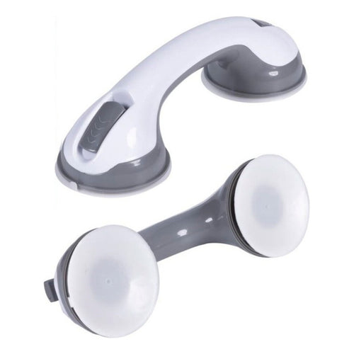 2 Agarradera Manilla Ventosas Soporte Seguridad Baño Ducha  Blanco
