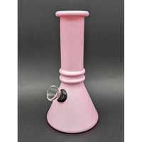 Bongs Vidrio Pyrex Pipa De Agua Resistente Quemador Liso Rosa