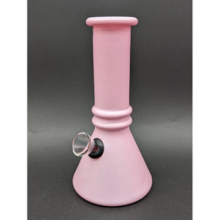 Bongs Vidrio Pyrex Pipa De Agua Resistente Quemador Liso Rosa