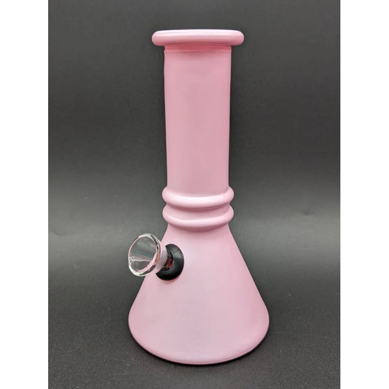 Bongs Vidrio Pyrex Pipa De Agua Resistente Quemador Liso Rosa