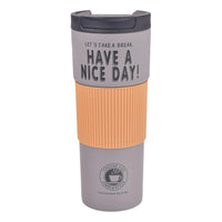 Vaso Termico Portátil Doble Capa De Acero Inoxidable Te Café
