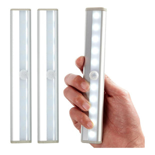 2 Luces Luz Barra Led 19cm Con Sensor Movimiento Baño Cocina
