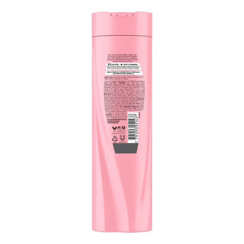 X6 Shampoo Sedal Luminous Uv Glycol Vitamina C 340ml