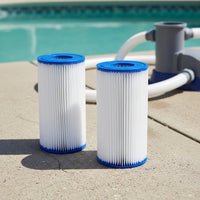 X2 Filtro Bomba Piscina Repuesto Cartucho Iii A/c Bestway
