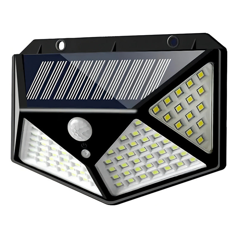 Foco Iuminarias Roro Led Solar Sensor Luces Focos Solares 100 Led Recargables