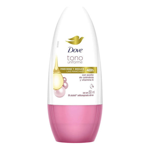 Desodorante Dove Roll On Tono Uniforme Caléndula 50ml Floral Frutal