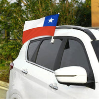Pack X8 Banderas Chile Auto Fiestas Patrias Banderin 20x30cm Bandera Chile