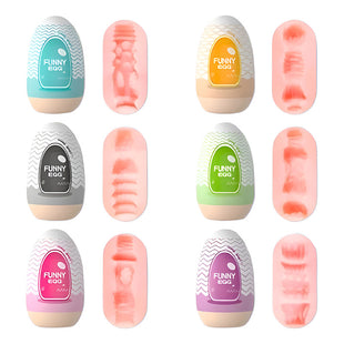 X3 Masturbador Realista Masculino Huevito Funny Egg Manual Azar Azar