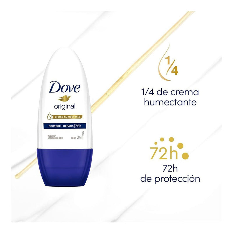 Desodorante Dove Antitranspirante Roll On 50ml Crema Humecta