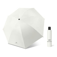 Paraguas Uv Retractil Manual Sombrilla De Bolsillo Portatil