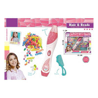 Set Juego De Accesorios Cabello Maquina Trenzas Niñas Color