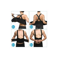 Faja Lumbar Alivia Dolor De Espalda Protección De Carga Peso L