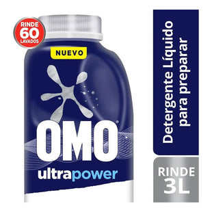Detergente Omo Concentrado Para Preparar 500ml 60 Lavados