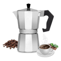 Coffe Italiana Cafetera Gris Italiana 6 Tazas