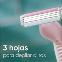 Pack X4 Maquina De Afeitar Gillette Venus Suave Aloe Vera