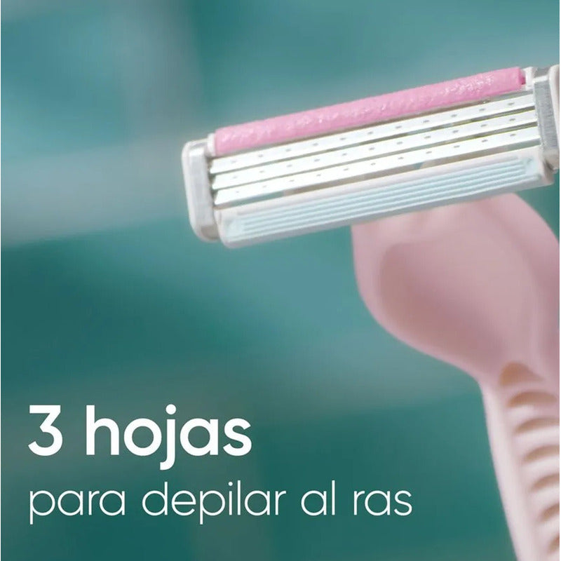 Pack X4 Maquina De Afeitar Gillette Venus Suave Aloe Vera