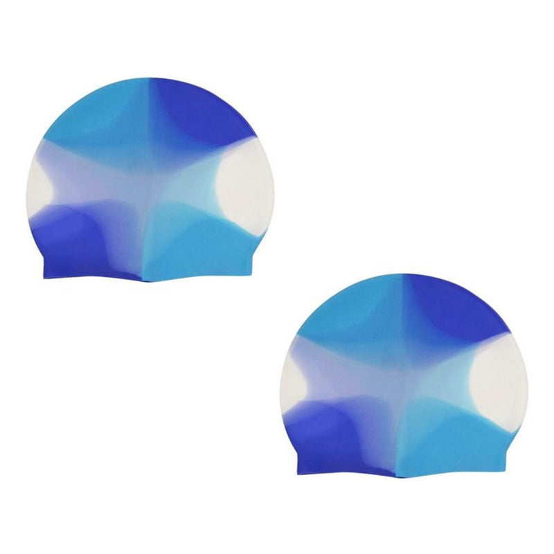 Pack 2 Gorro Piscina Natación Silicona Gorra De Baño Elastic
