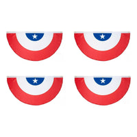 Pack X4 Bandera Escarapela De Chile 120x60cm Fiestas Patrias Escarapela Bandera Chile