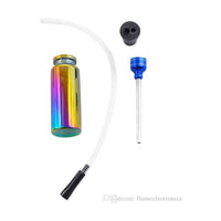 Mini Bong Pipa De Agua En Vidrio Tornasol + Quemador Filtro