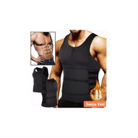 Faja Polera Camiseta Reductora Modeladora Hombre Con Velcro