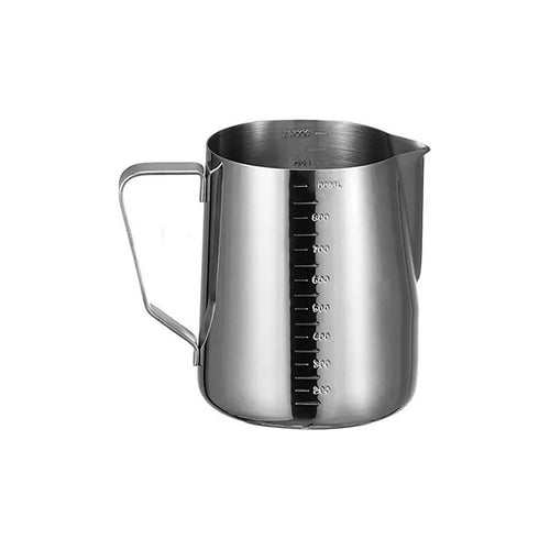 Jarra Espuma De Leche Barista Texturizar Pitcher Cafe 900 Ml Plateado