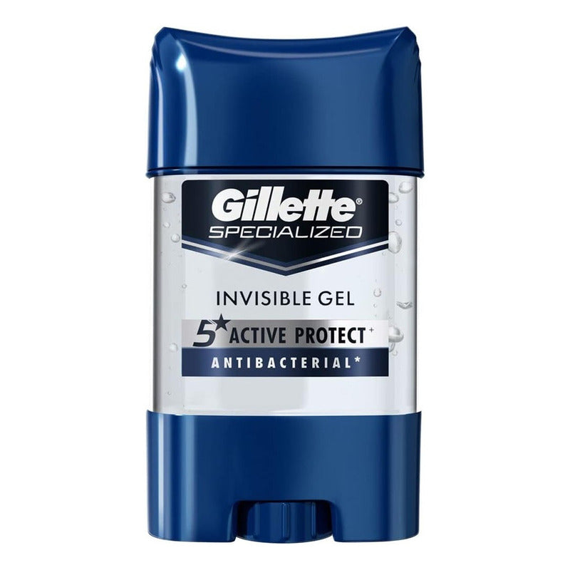Desodorante Gel Gillette Specialized Invisible Antibacterial Antibacterial