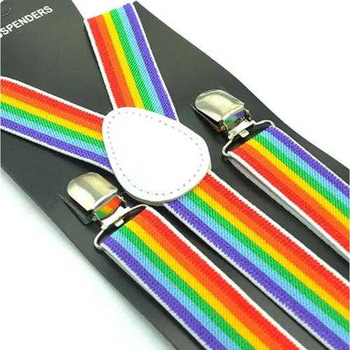 Suspensores Tirantes Elásticos Ajustables Orgullo Pride Lgbt Arcoíris Pride