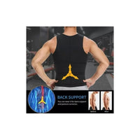 Faja Polera Camiseta Reductora Modeladora Hombre Con Velcro