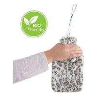 Pack2 Guatero Premium Goma Caucho 2000ml + Funda Polar Calor