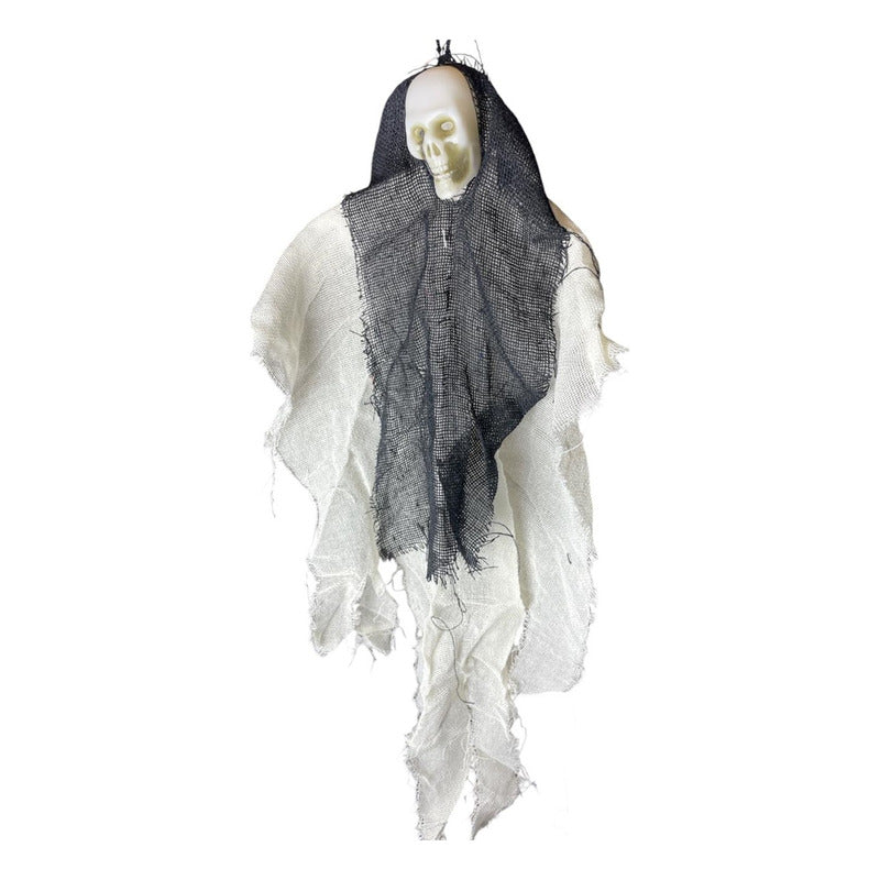 Fantasma Calavera Aterradora Halloween Decoracion Colgante Blanco Calavera