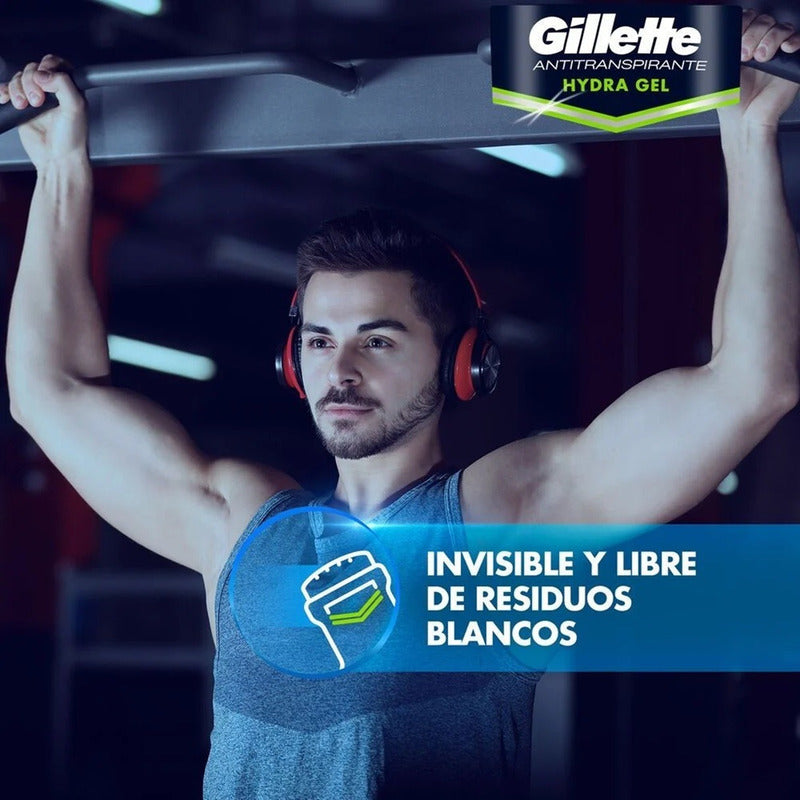 X2 Desodorante Gillette Gel Hidratación Con Aloe 82g Aloe Vera