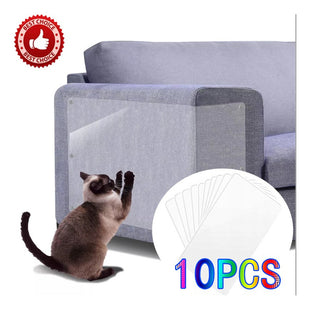 Pegatina Protectora Antiarañazos Ym Para Sofá, Protector De Gato Gris