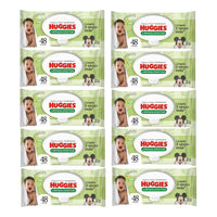 Pack X10 Toallitas Húmedas Huggies Limpieza Efectiva