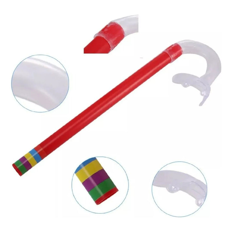 Kit Buceo Snorkel Set Mascara + Snorkel Playa Piscina Niño