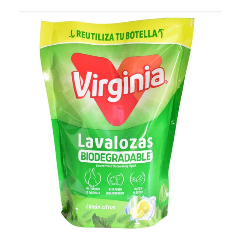 X10 Lavaloza Virginia Limon Citrus 1 L Lavalozas Biodegradab