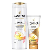 Pack Pantene Keratina Shampoo 300ml + Acondicionador 250ml