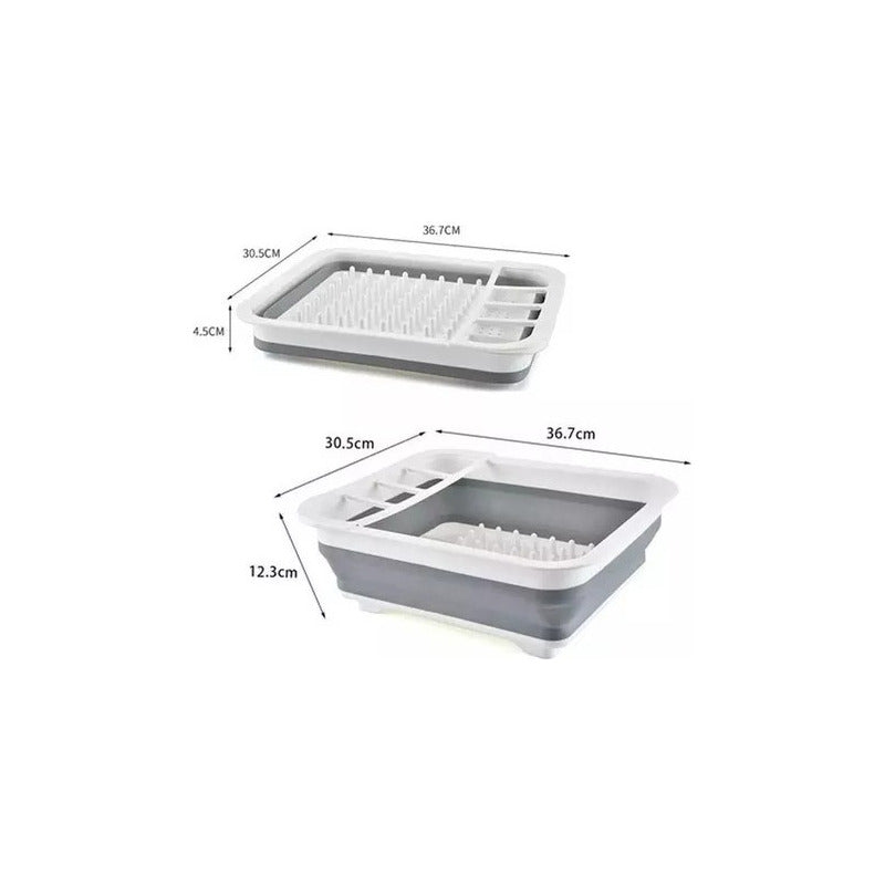 Secador Escurridor Platos Silicona Plegable Multiuso Cocina