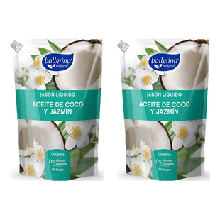 X2 Jabón Líquido Ballerina Natural 750 Ml Jabón Humectante