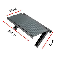 Repisa Estante Soporte Sobre Pantalla Tv Ajustable Plegable Color Negro