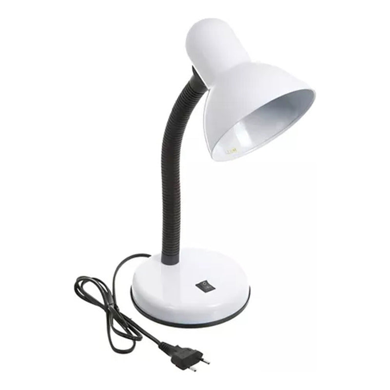 Lampara Escritorio Cuello Flexible Lampara Velador Lectura