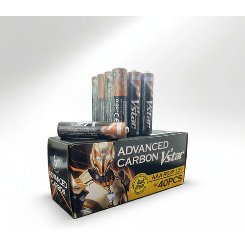Pack Caja 40 Pilas Triple Aaa  1.5 V.