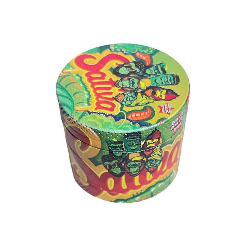 Pipa Metálica  + Moledor Metálico 3 Niveles + Palita