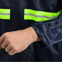 X2 Traje Lluvia Impermeable Protector Lluvia Moto Bicicleta Azul Oscuro U