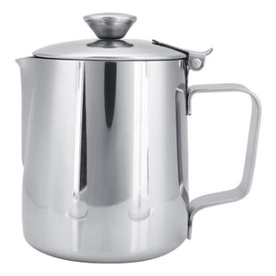 Jarro Lechero 350ml Jarra Espuma Jarra De Leche Con Tapa